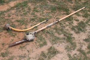 lot 285 image: &nbspRYOBI 10&nbsp RY15520 EXPAND IT 10 UNIVERSAL POLE SAW &amp RYOBI&nbsp EXPANDABLE IT WEED EATER TRIMMER&nbsp ATTATCHMENT&nbsp