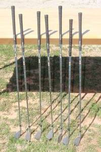lot 72 image: TOTAL OF 8 TOUR TOP FLIGHT GOLF CLUBS  SEE PICS&nbsp