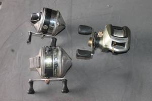 lot 313 image: TOTAL OF 3 FISHING REELS , ZEBCO &amp AXIOM&nbsp