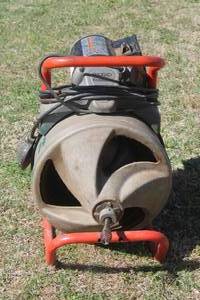 lot 7 image: RIDGID KOLLMANN DRAIN SEWER CLEANING  SNAKE  K38C