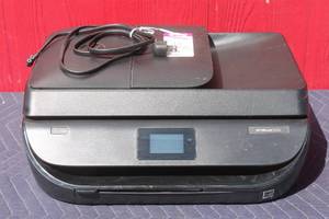 lot 47 image: HP OFFICE JET 5255 COLOR INKJET ALL IN ONE PRINTER