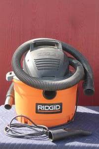 lot 106 image: RIDGID WETDRY VAC  22.5 , WD06700