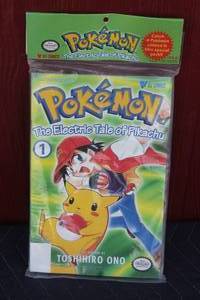 lot 133 image: TOTAL OF 4 VINTAGE, VIZ COMICS POKEMON THE ELECTRIC TALE OF PIKACHU 4 COMICS  UNOPENED