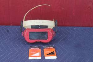 lot 143 image: VINTAGE JACKSON PRODUCTS UNI WELDING GOOGLES  WITH LOT OF WELD IT REPLACEMENT WELDING LENS  SEE PICS