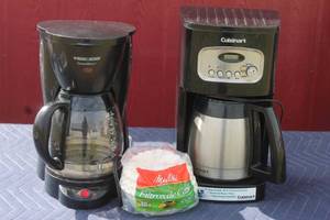 lot 202 image: BLACK & DECKER  CUISINART COFFEE MAKERS