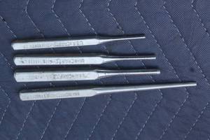 lot 214 image: TOTAL OF 4 CRAFTSMAN PIN PUNCHERS