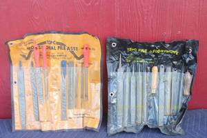 lot 278 image: OLYMPIA TOOLS WOOD AND METAL FILE ASSORTMENT & CENTRAL FORGE WOOD & METAL WORKING PROFESSIONAL FILE ASSORTMENT  IN STORAGE CASES  SEE PICS