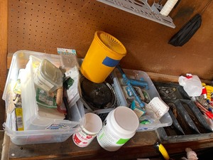 lot 450 image: MISC LOT OF ASSORTED TOOLS AND MORE  SEE PICS