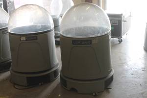 lot 44 image: TOTAL OF 2 HIGH ENDS SYSTEM INC ECODOME LIGHT HOUSING WITH BUILT IN BLOWERS USED TO HOUSE MOVING SPOTLIGHTS  SEE PICS&nbsp&nbsp