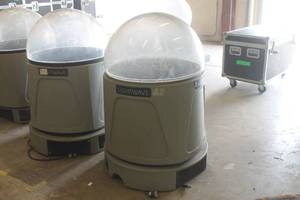 lot 45 image: TOTAL OF 2 HIGH ENDS SYSTEM INC ECODOME LIGHT HOUSING WITH BUILT IN BLOWERS USED TO HOUSE MOVING SPOTLIGHTS  SEE PICS&nbsp&nbsp