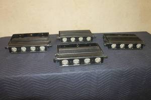 lot 106 image: 4 ELATION PROFESSIONAL TYPE DLED 36 TRI BRICK POWERS ON AND LIGHTS ON&nbsp SEE PICS&nbsp