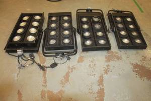 lot 129 image: 4 PROCAN 8 LIGHT MOLE WITH MOUNTING BRACKET&nbsp