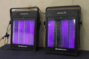 lot 14 image: TOTAL OF 2 AMERICAN DJ&nbsp UV PANEL HP BLACK LIGHT&nbsp BAR PLUS LIGHTS&nbsp  MODEL UV PANEL HP&nbsp