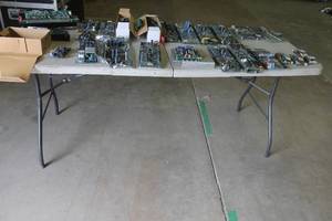lot 202 image: GENEROUS AMOUNT OF CIRCUIT BOARDS SEE PICS
