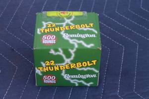 lot 14 image: REMINGTON .22 THUNDER BOLT 500 ROUNDS HIGH VELOCITY .22 LONG RIFLE ROUND NOSE