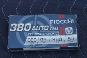 lot 19 image: FIOCCHI 380 AUTO FMJ 50 CARTRIDGE AMMUNITION