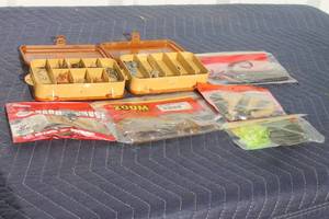 lot 69 image: TOTAL OF 2 PLANO 3213 MINI MAGNUM POCKET PAK WITH LOT OF ASSORTED BAIT & LURES  SEE PICS