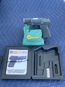 lot 13 image: KEL TEC P11 CAL 9MM LUGER  SN 22895 , WITH BLACK HARD PISTOL CASE