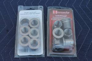 lot 92 image: TOTAL OF 2 HORNADY LOCK -N- LOAD CONVERSION KITS FOR RCBS ROCK CHUCKER