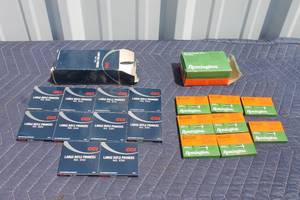 lot 115 image: LOT OF LARGE RIFLE PRIMERS ,CCI & REMINGTON  SEE PICS