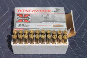 lot 124 image: WINCHESTER SUPER X  308 WIN 180 GRAIN AMMUNITION