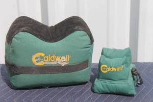lot 130 image: CALDWELL DEADSHOT FRONT REAR FILLED BAGS