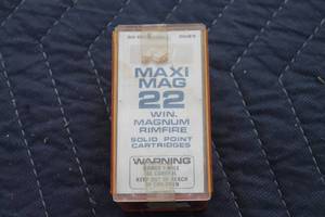 lot 138 image: CCI MAXI MAG .22 WIN MAGNUM RIMFIRE SOLID POINT 50 CARTRIDGES AMMUNITION