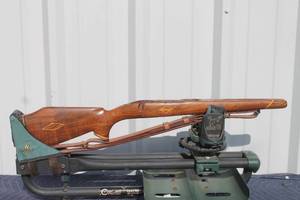 lot 145 image: WHITE LINE PACHMAUR GUN WORKS RIFLE STOCK