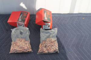 lot 151 image: TOTAL OF 2 OPEN BOXES  OF HORNANDY 30 CAL .308 150 GRAIN SP INTERLOCK AMMUNITION CARTRIDGES  SEE PICS