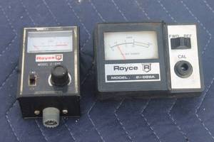 lot 16 image: TOTAL OF 2 ROYCE&nbsp SWR ( STANDING WAVE RADIO ) , MODEL 2-099&nbsp &amp 2-099A&nbsp