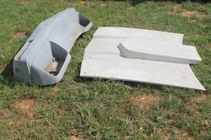 lot 22 image: &nbspVEHICLE FIBERGLASS HOOD&nbsp &amp&nbsp FIBERGLASS FRONT BUMPER COVER&nbsp