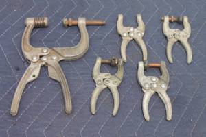 lot 68 image: TOTAL OF 5 DE-STA-CO STAMPING CLAMPS&nbsp