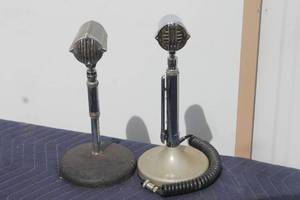 lot 78 image: TOTAL OF 2 VINTAGE ASTATIC CORP MICROPHONES  SEE PICS&nbsp