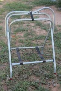lot 138 image: PORTABLE HORSE SADDLE RACK&nbsp STAND&nbsp