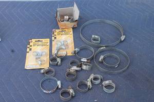 lot 180 image: LOT OF HOSE CLAMPS  SEE PICS&nbsp