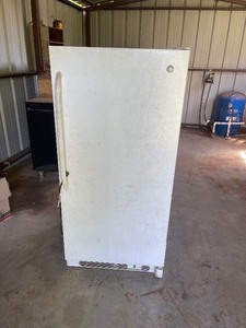 lot 230 image: &nbspWHITE UPRIGHT FREEZER&nbsp