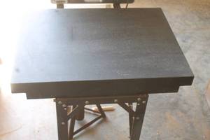 lot 223 image: LARGE BLACK MARBLE GRANITE SURFACE SLAB 24 X 18&nbsp