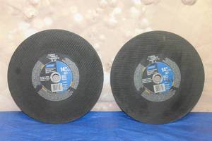 lot 15 image: TOTAL OF 2 NORTON 14 METAL HIGH SPEED CUT-OFF BLADES&nbsp