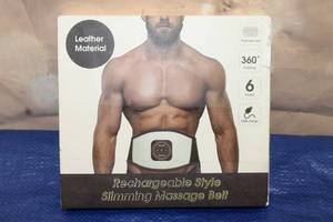 lot 33 image: ABDOMINAL RECHARGEABLE STYLE SLIMMING TONING&nbsp MASSGE BELT IN ORIGINAL BOX&nbsp