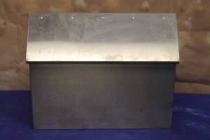 lot 36 image: STAINLESS STEEL 14 12  LONG MAILBOX&nbsp