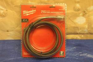 lot 57 image: MILWAUKEE 48-53-2576 TRAP SNAKE 6 TOILET AUGER REPLACEMENT CABLE&nbsp