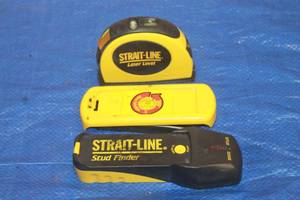 lot 76 image: 3-PIECE STRAIT-LINE 64300 LASER SYSTEM WITH STUD FINDER&nbsp