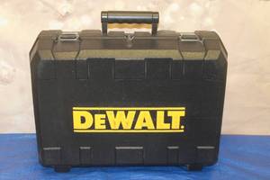 lot 107 image: DEWALT HEAVY DUTY TOOL STORAGE CASE KIT BOX&nbsp