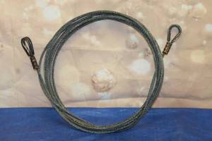 lot 140 image: LONG STAINLESS STEEL EYE WIRE&nbsp ROPE WINCH CABLE&nbsp