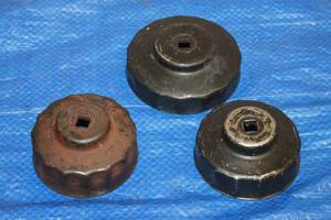 lot 148 image: TOTAL OF 3 OIL FILTER WRENCH&nbsp