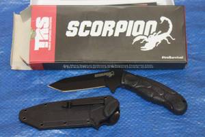 lot 208 image: TRS SURVIVAL SCORPION KNIFE IN ORIOGINAL BOX&nbsp