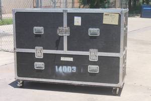 lot 220 image: VERY LARGE PROCASE ROADIE&nbsp FLIGHT CASE ON&nbsp LOCKING CASTERS&nbsp