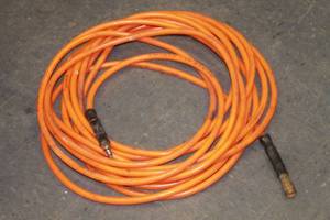 lot 252 image: LONG ORANGE HYPER TOUGH 38 I.D PVC AIR HOSE 300 PSI&nbsp