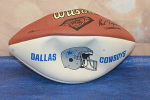 lot 304 image: NFL WILSON DALLAS COWBOYS SIGNED AUTOGRAPH EMMITT SMITH #22 FOOTBALL&nbsp