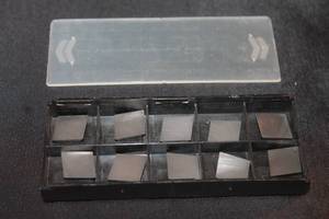 lot 13 image: HORIZON&nbsp CARBIDE GROOVING INSERTS CFG 4621-C23 IN CASE ( 10PC)&nbsp
